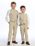 Tip Top Kids Little Boys Ink Blue Slim Fit Chaqueta Chaleco Pantalones Traje 2T-7
